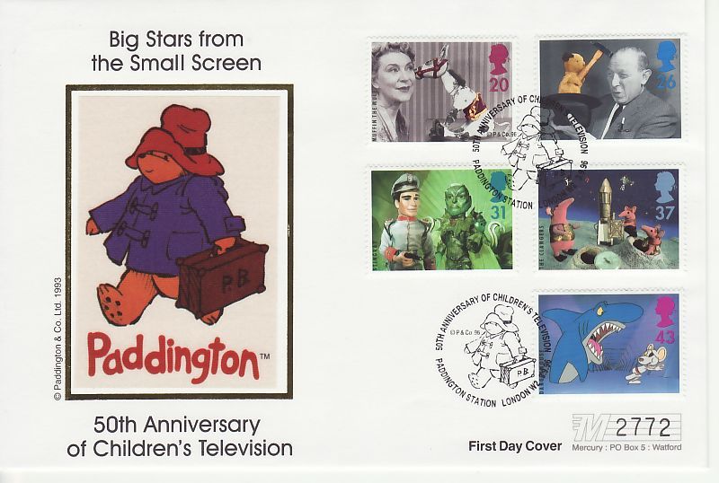 Paddington Bear First Day Cover