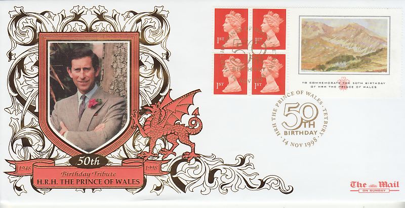 Prince of Wales Booklet First Day Cover