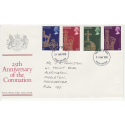 1978-05-31 Coronation Stamps Manchester FDC (01019)