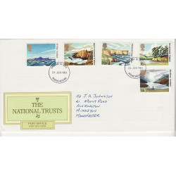 1981-06-24 The National Trusts Stamps Manchester FDC (01038)