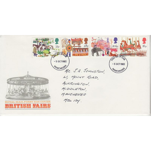 1983-10-05 British Fairs Manchester FDC (01054)