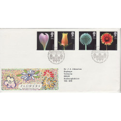 1987-01-20 Flowers Stamps Richmond FDC (01076)