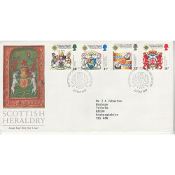 1987-07-21 Scottish Heraldry Rothesay FDC (01080)