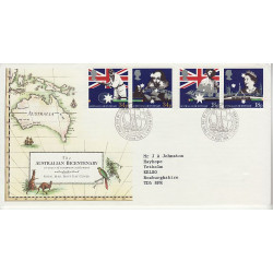 1988-06-21 Australia Bicentenary Stamps Portsmouth FDC (01088)
