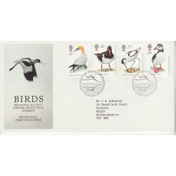 1989-01-17 Birds Stamps Sandy FDC (01091)