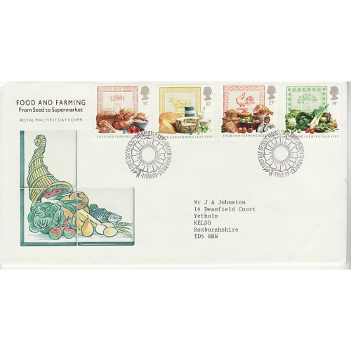 1989-03-07 Food & Farming Stoneleigh FDC (01092)