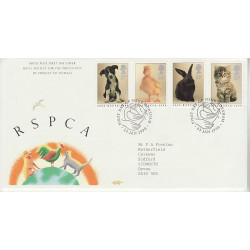 1990-01-23 RSPCA Stamps Horsham FDC (01098)