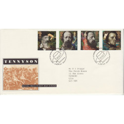 1992-03-10 Tennyson Stamps Bureau FDC (01105)