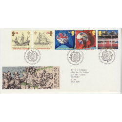 1992-04-07 Europa Stamps Bureau FDC (01106)