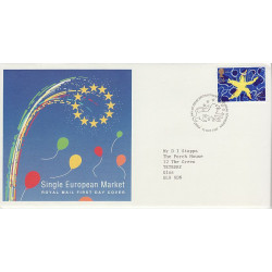 1992-10-13 Single European Market Bureau FDC (01107)