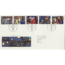 1992-11-10 Christmas Stamps Bureau FDC (01108)