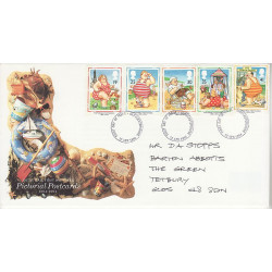 1994-04-12 Pictorial Postcards Stamps Glos FDC (01114)