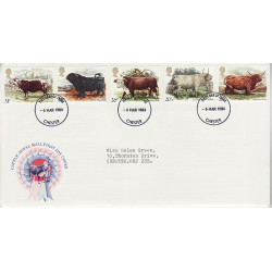1984-03-06 British Cattle Chester FDC (01130)