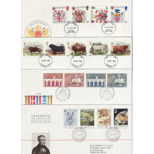 1984 Bulk Buy x8 FDC From 1984 (01156) 1984 Bulk Buy x8 FDC From 1984 (01156)