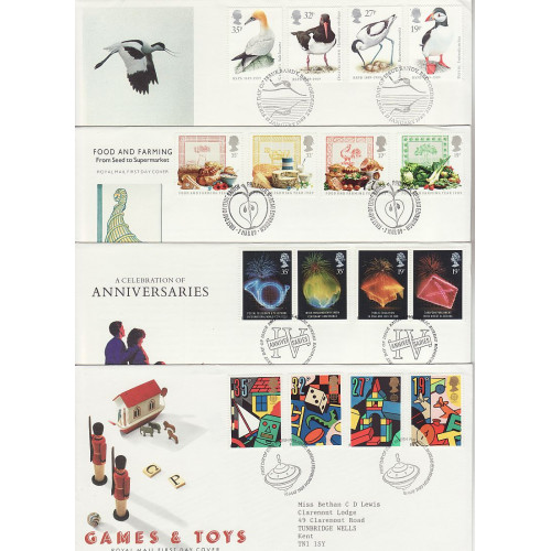 1989 Bulk Buy x8 FDC From 1989 Special Pmk's (01171) 1989 Bulk Buy x8 FDC From 1989 Special Pmk's (01171)