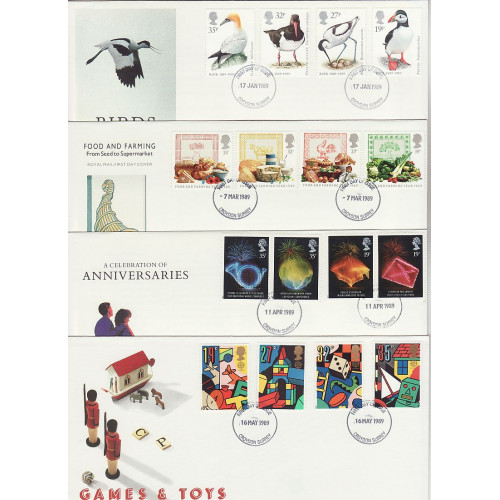 1989 Bulk Buy x8 FDC From 1989 Croydon FDI (01173)