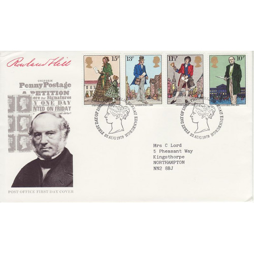 1979-08-22 Rowland Hill Stamps Bureau FDC (01176) 1979-08-22 Rowland Hill Stamps Bureau FDC (01176)