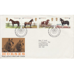 1978-07-05 Horses Stamps Bureau FDC (01181)
