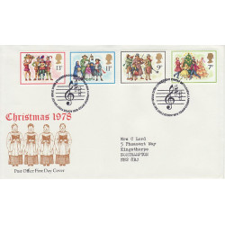 1978-11-22 Christmas Stamps Bethlehem FDC (01184)