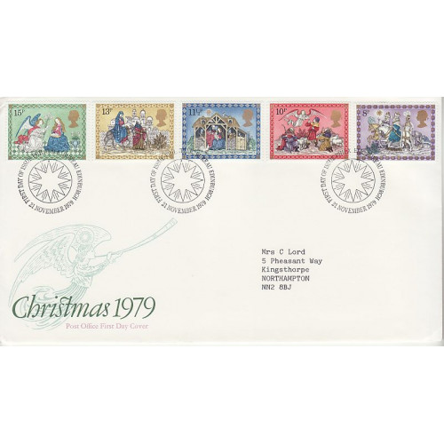 1979-11-21 Christmas Stamps Bureau FDC (01186)