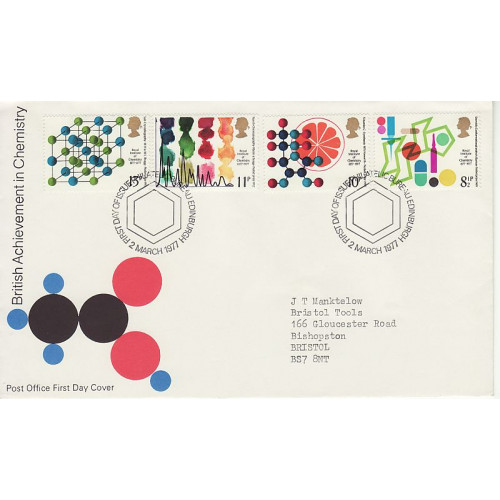 1977-03-02 Chemistry Stamps Bureau FDC (01196)