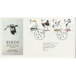 1989-01-17 Birds Stamps Bureau FDC (01199)