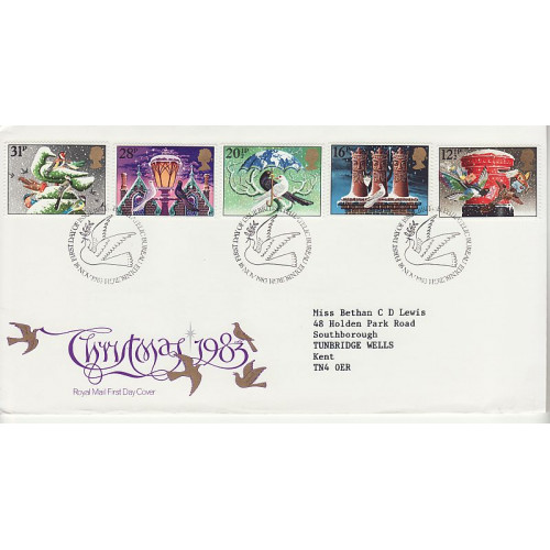 1983-11-16 Christmas Stamps Bureau FDC (01208) 1983-11-16 Christmas Stamps Bureau FDC (01208)