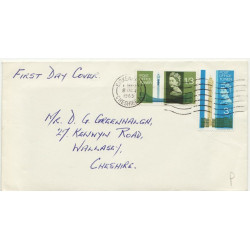 1965-10-08 Post Office Tower Stamps Birkenhead FDC (01216)