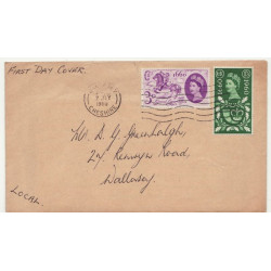 1960-07-07 General Letter Office Wallasey FDC (01219)