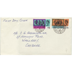 1965-10-25 United Nations Stamps PHOS cds FDC (01222)