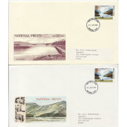 1981-06-24 National Trust x 4 Cover Designs FDC (01238)
