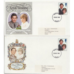 1981-07-29 Royal Wedding x 5 Design cds Pmk (01240)