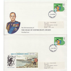 1981-08-12 Duke of Edinburgh x 6 Cover Designs FDC (01241)