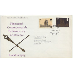 1973-09-12 Parliamentary Conference London FDC (01252)