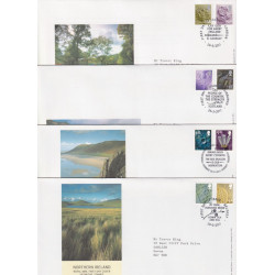 2011-03-29 Regional Definitive Stamps x 4 FDC (91687)