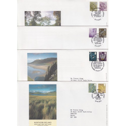 2012-04-25 Regional Definitive Stamps x 4 FDC (91689)