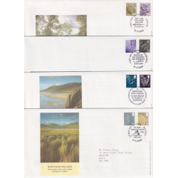 2009-03-31 Regional Definitive Stamps x4 FDC (91706)