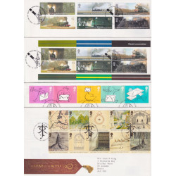 2004 First Day Covers x 19 T/House FDC (91712)
