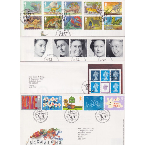 2002 First Day Covers x 18 T/House FDC (91714)