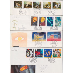 1991 First Day Covers x 8 Bureau FDC (91728)