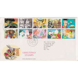 1993-02-02 Greetings Stamps Bureau FDC (91738)