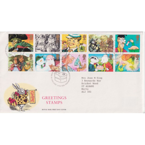 1993-02-02 Greetings Stamps Bureau FDC (91738) 1993-02-02 Greetings Stamps Bureau FDC (91738)