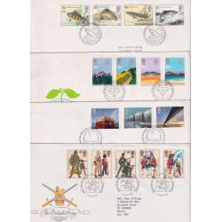 1983 Stamps First Day Cover x 7 Bureau FDC (91758)