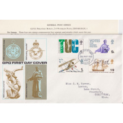 1968-05-29 Anniversaries Stamps Bureau FDC (91763)