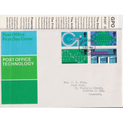 1969-10-01 Post Office Technology Bureau FDC (91770)