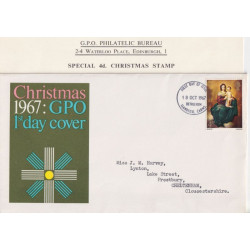 1967-10-18 Christmas Stamp Bethlehem FDC (91771)