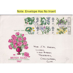 1967-04-24 British Flowers Stamps Phos Bureau FDC (91774)