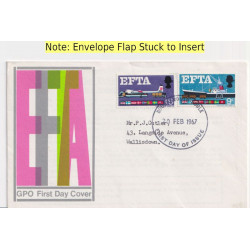 1967-02-20 EFTA Stamps Bournemouth FDC (91776)
