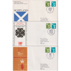 1976-01-14 Regional Definitive Stamps x3 SHS FDC (91781)