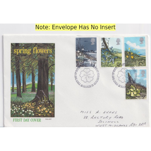 1979-03-21 British Flowers Stamps Bureau FDC (91810)